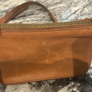 Brown Leather Fanny pack Bag